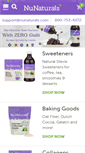 Mobile Screenshot of nunaturals.com